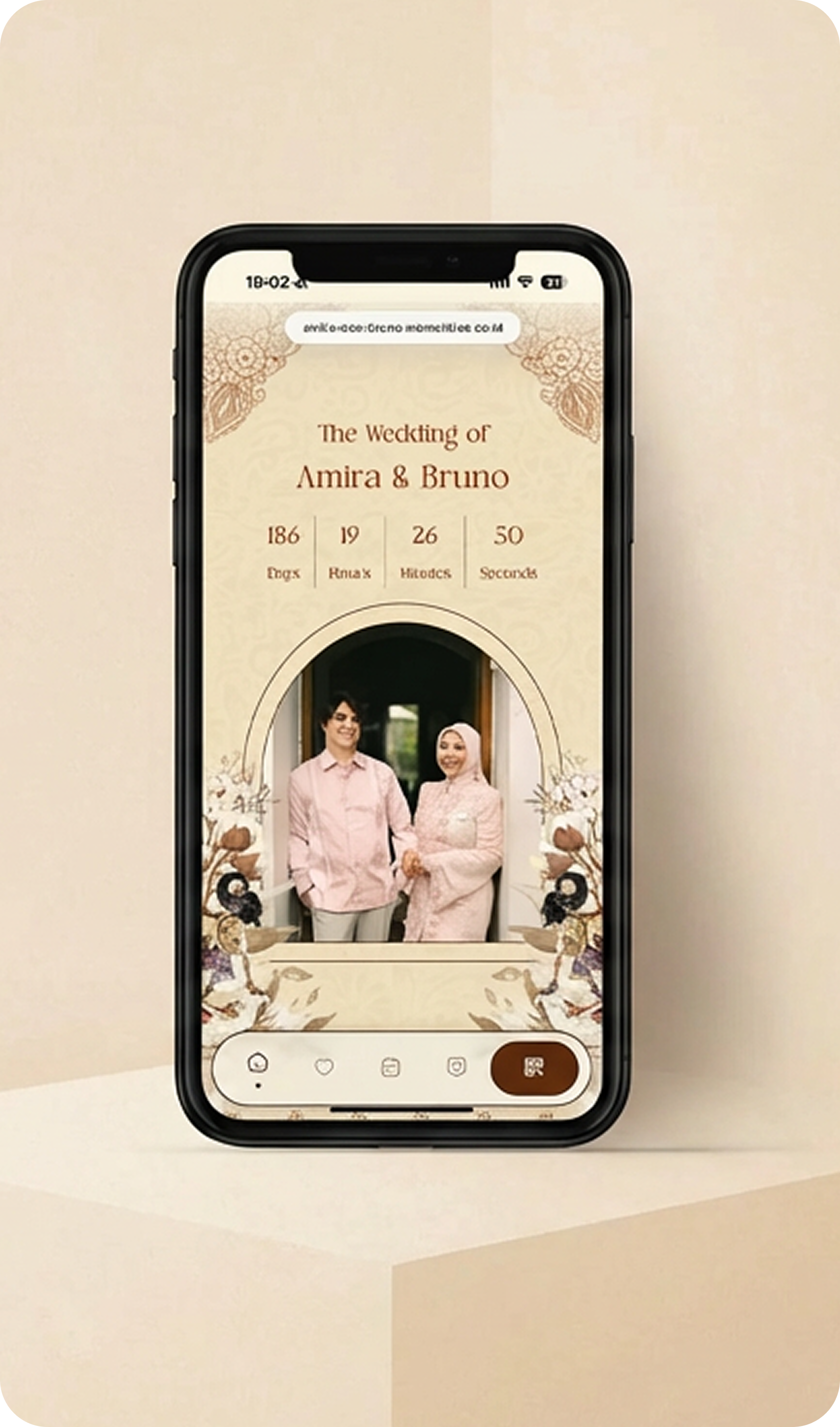 Preview fitur undangan digital Momentree